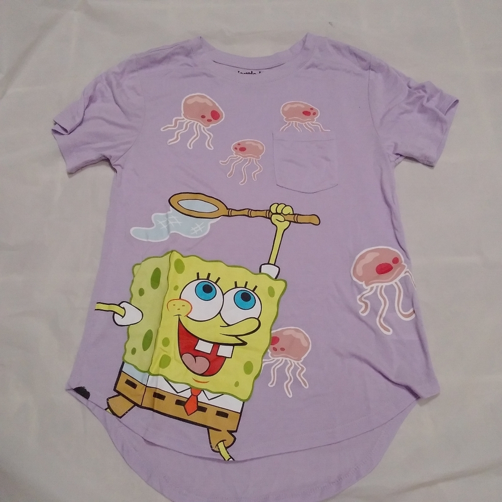 NWOT Nickelodeon Spongebob Jellyfish Tshirt SM 3-5